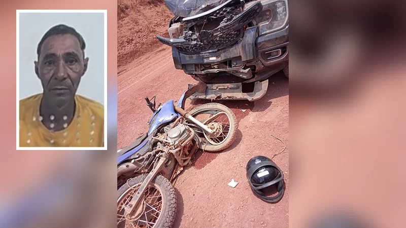 Motociclista de 57 anos morre após colisão frontal com caminhonete na Transcametá, em Baião